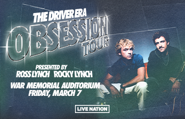 More Info for War Memorial Auditorium Welcomes ‘The Driver Era’ as First-Announced Concert at Newly Revitalized Concert Venue in Downtown Fort Lauderdale on March 7, 2025